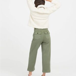 SPANX Stretch Twill Cropped Wide Leg